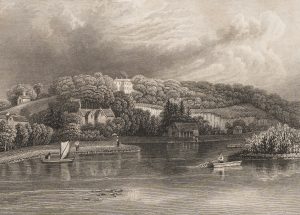 Idyllische Flusslandschaft