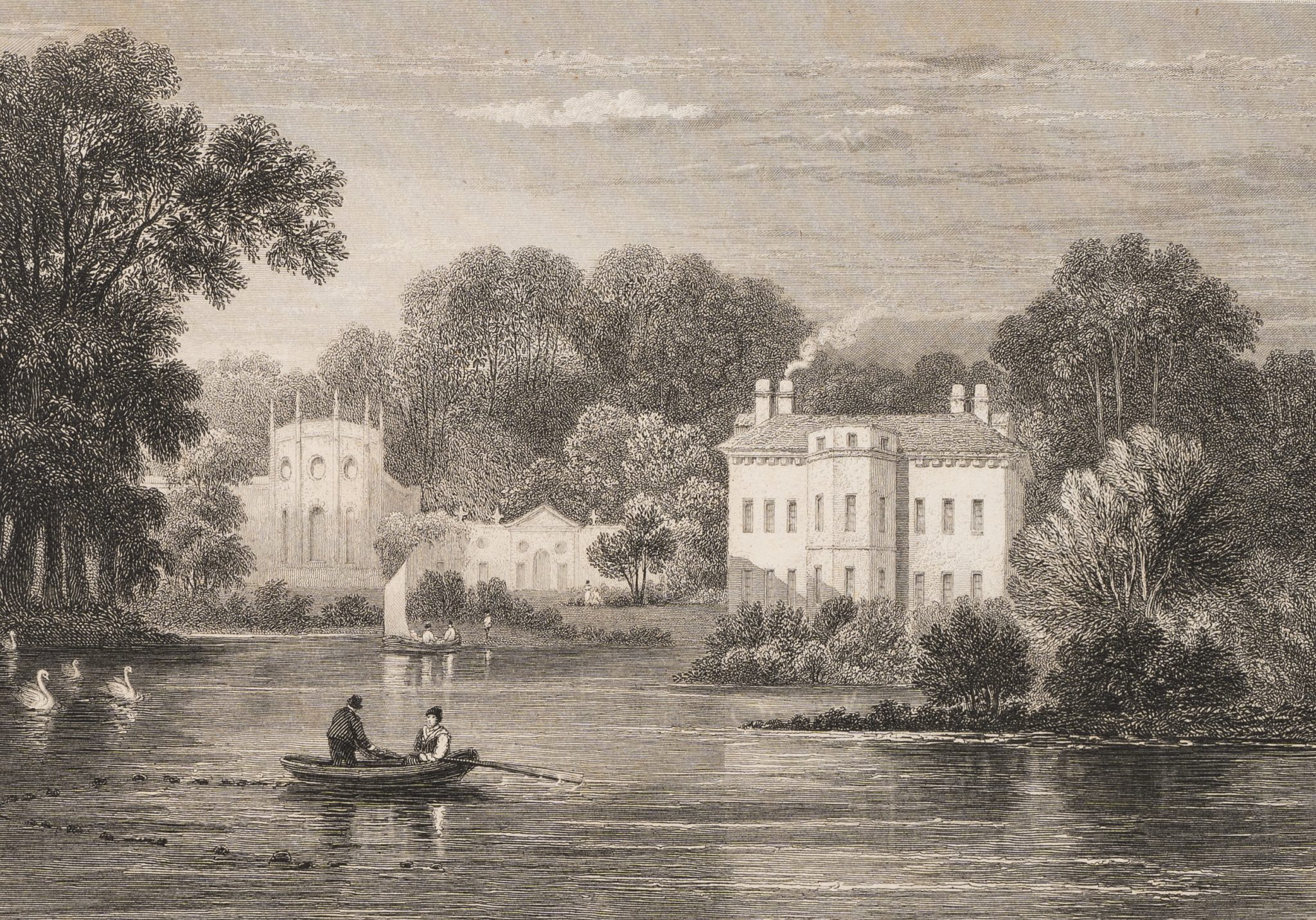Herrenhaus am Fluss