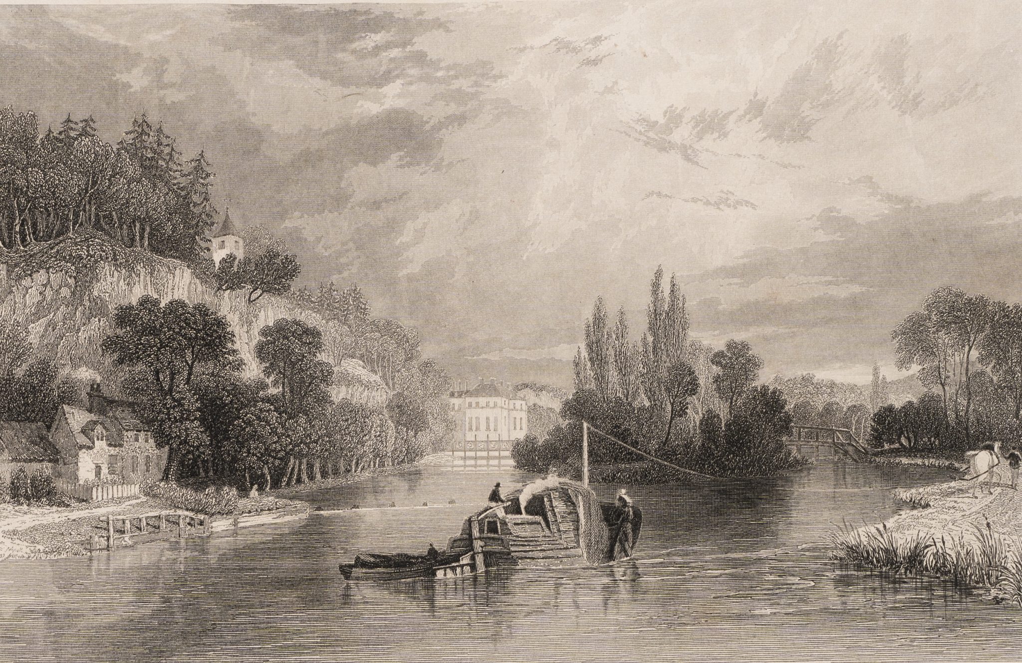 Flusslandschaft bei Hurley