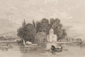 Pavillon am Fluss