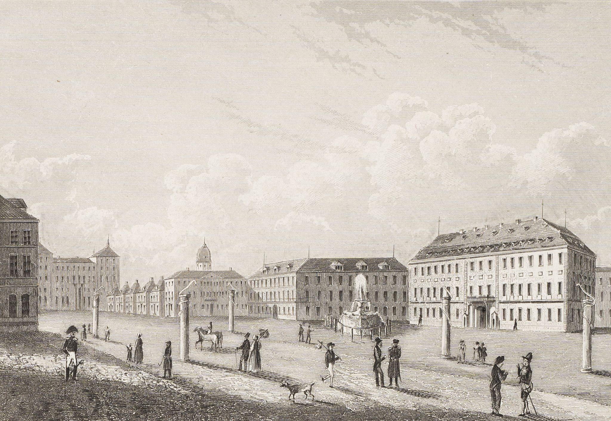 Marktplatz in Darmstadt
