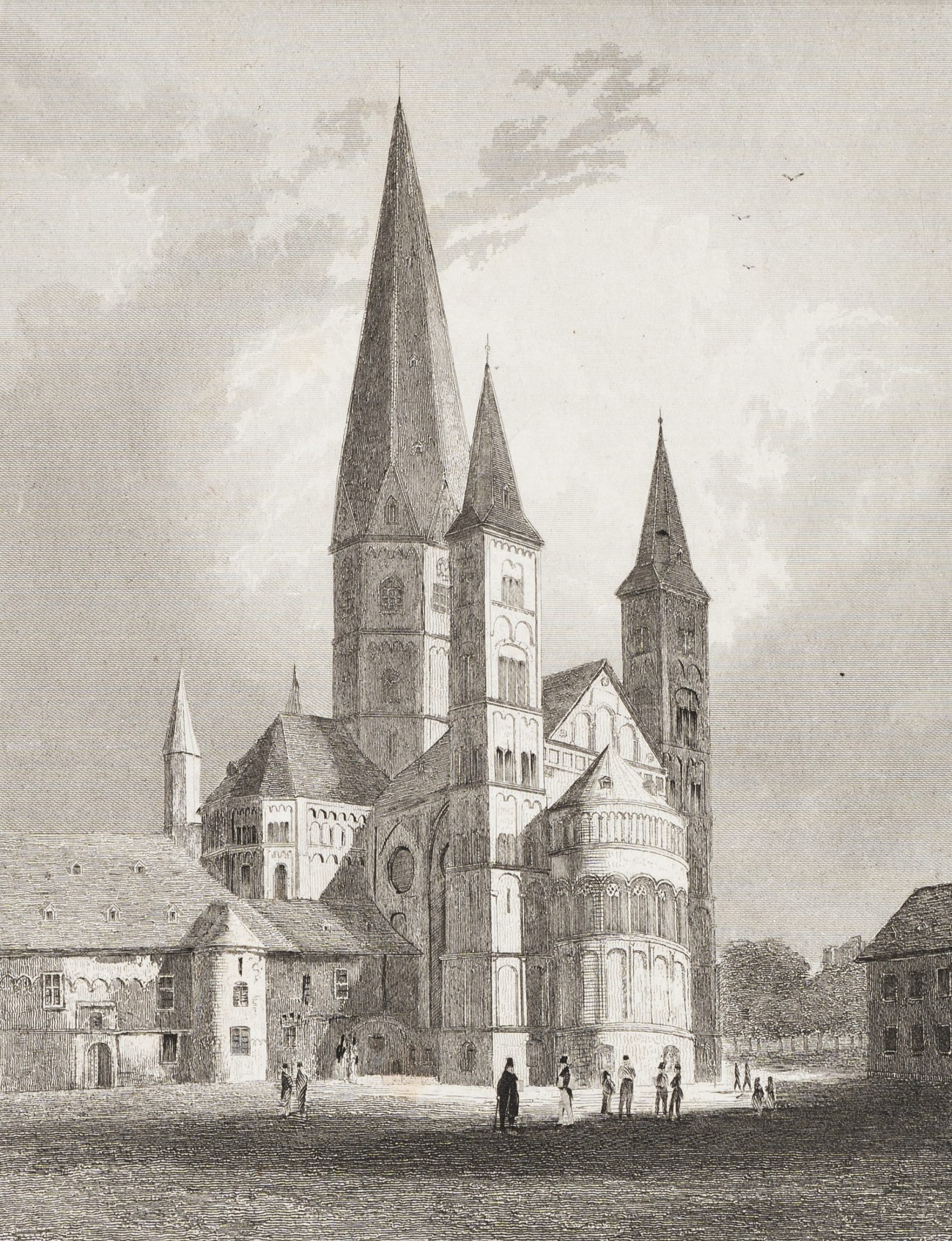 Ansicht der Domkirche zu Bonn