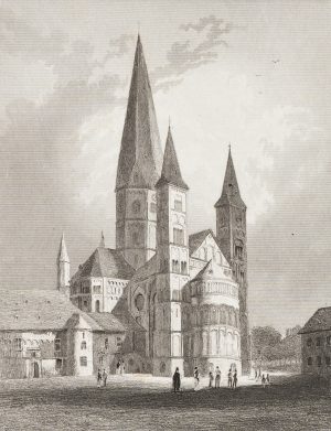 Ansicht der Domkirche zu Bonn