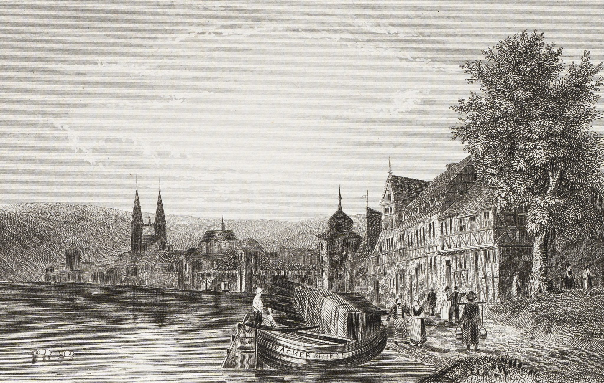 Uferansicht Boppards