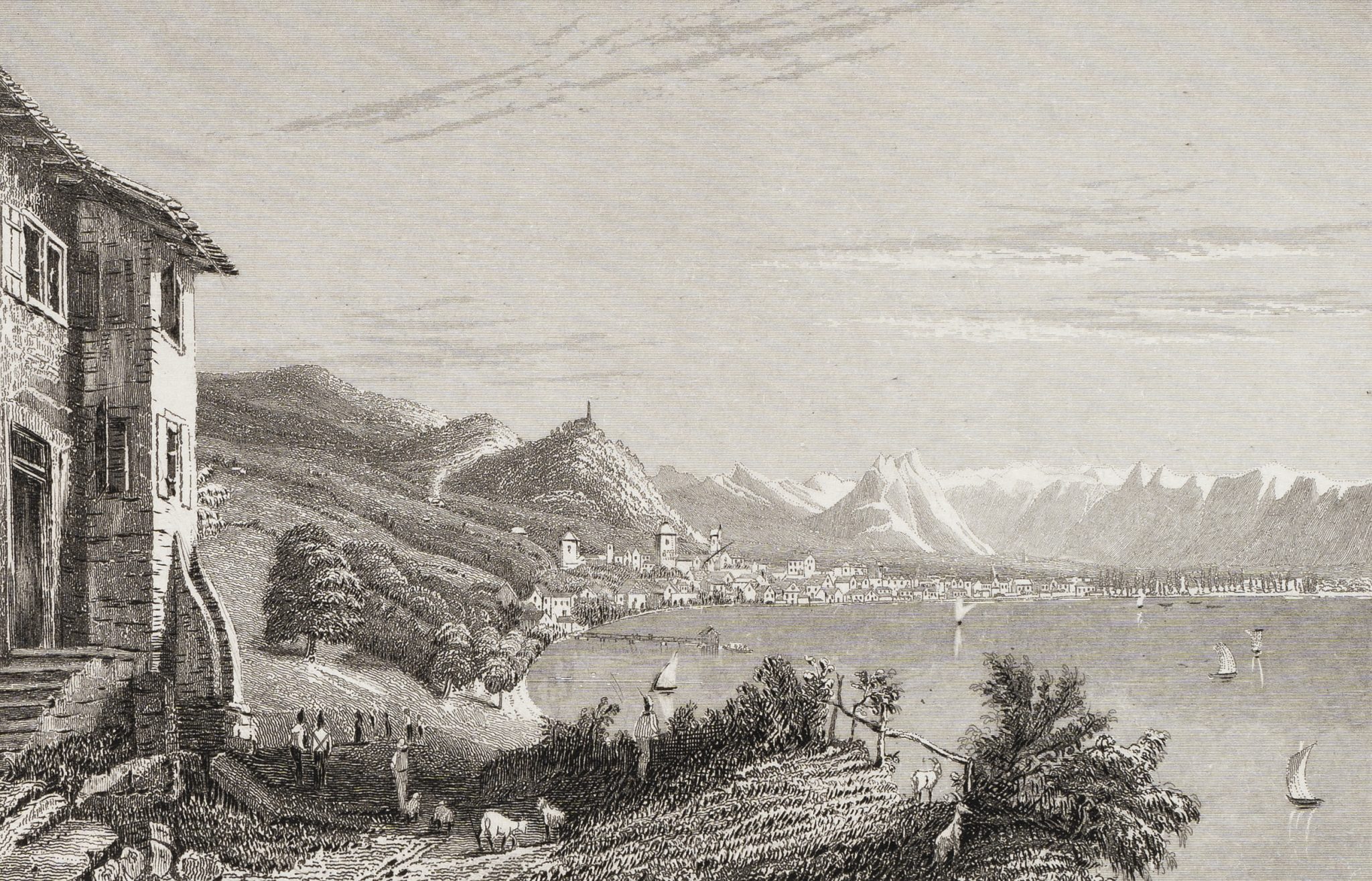 Panoramaansicht von Bregenz