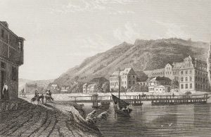 Rheinlandschaft mit Bad Ems
