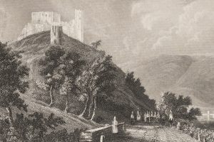 Blick auf die Ruine Falkenberg