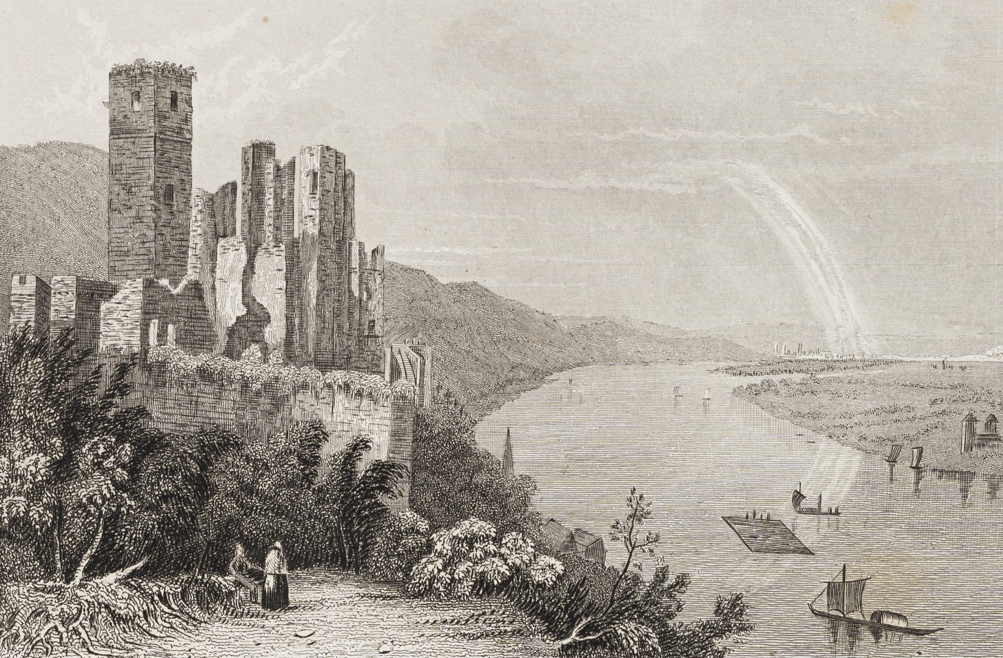 Rheinlandschaft bei Stolzenfels