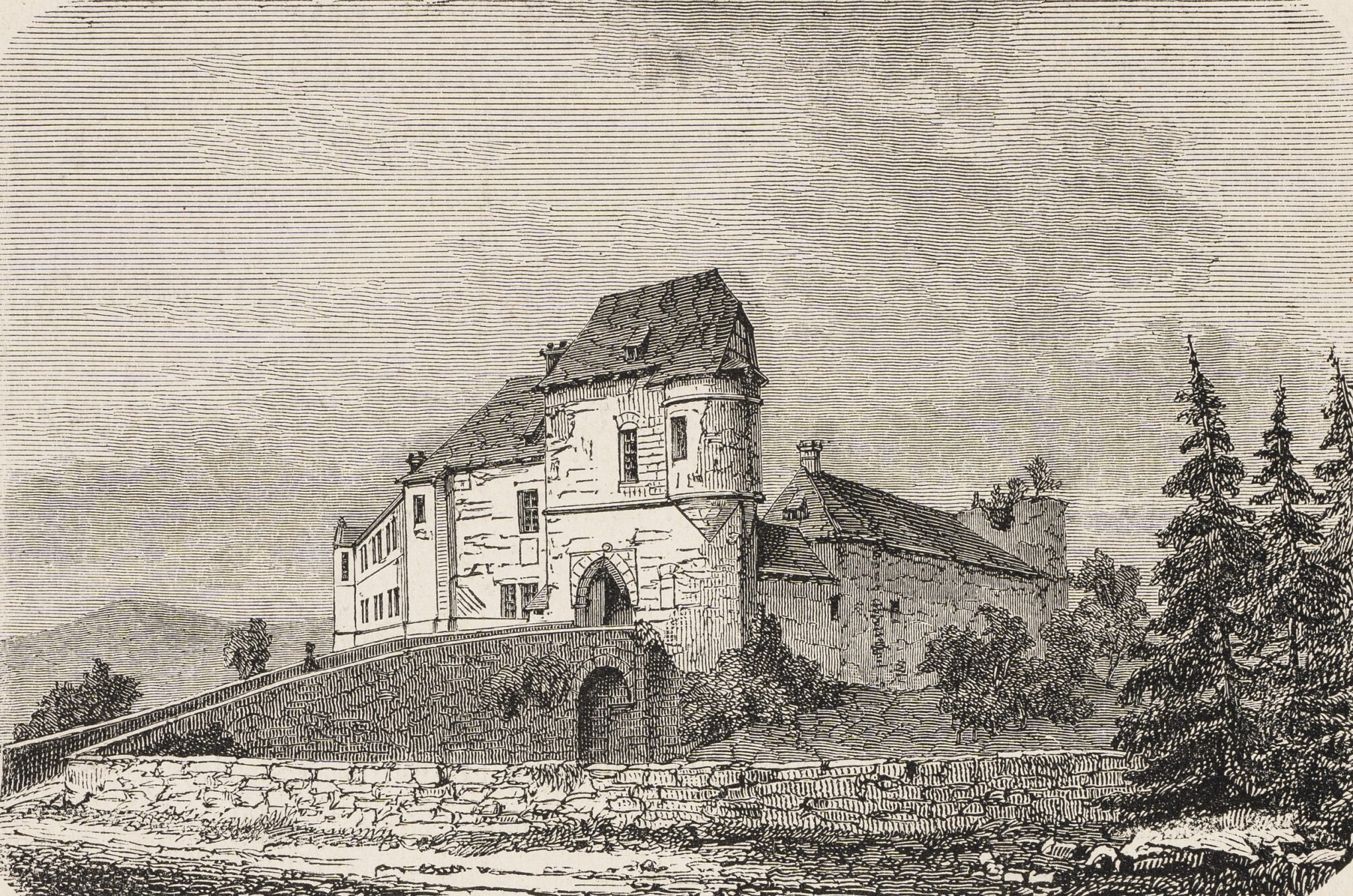 Brücke zur Burg Dringenberg