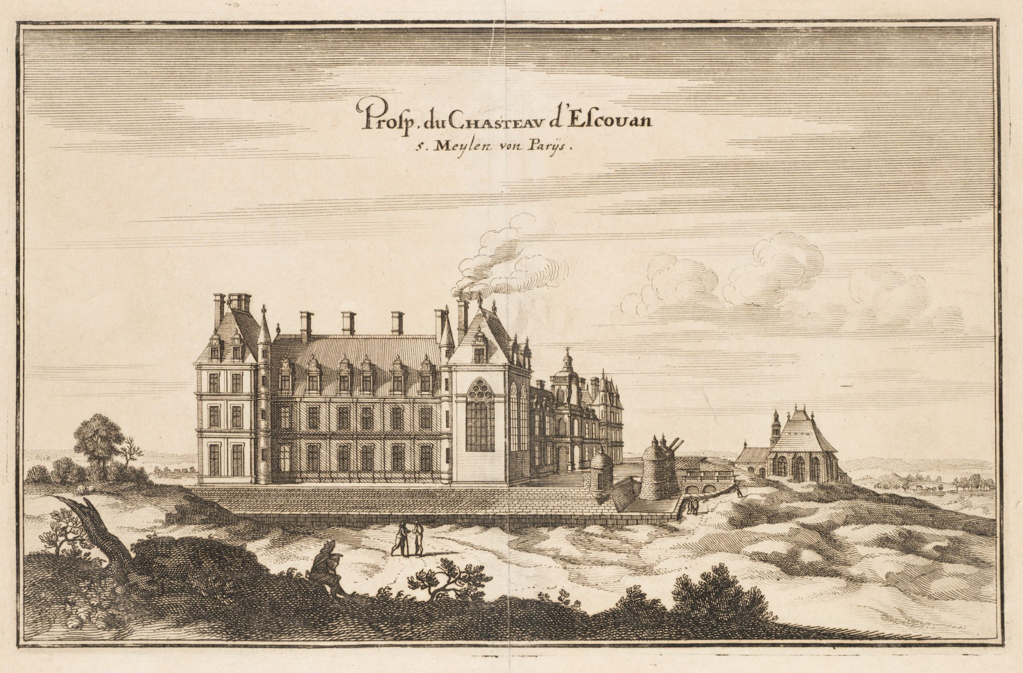 Ansicht des Chateau d'Ecouen
