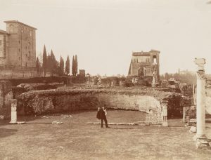 Ruinenstätte des Palatin mit Domus Flavia