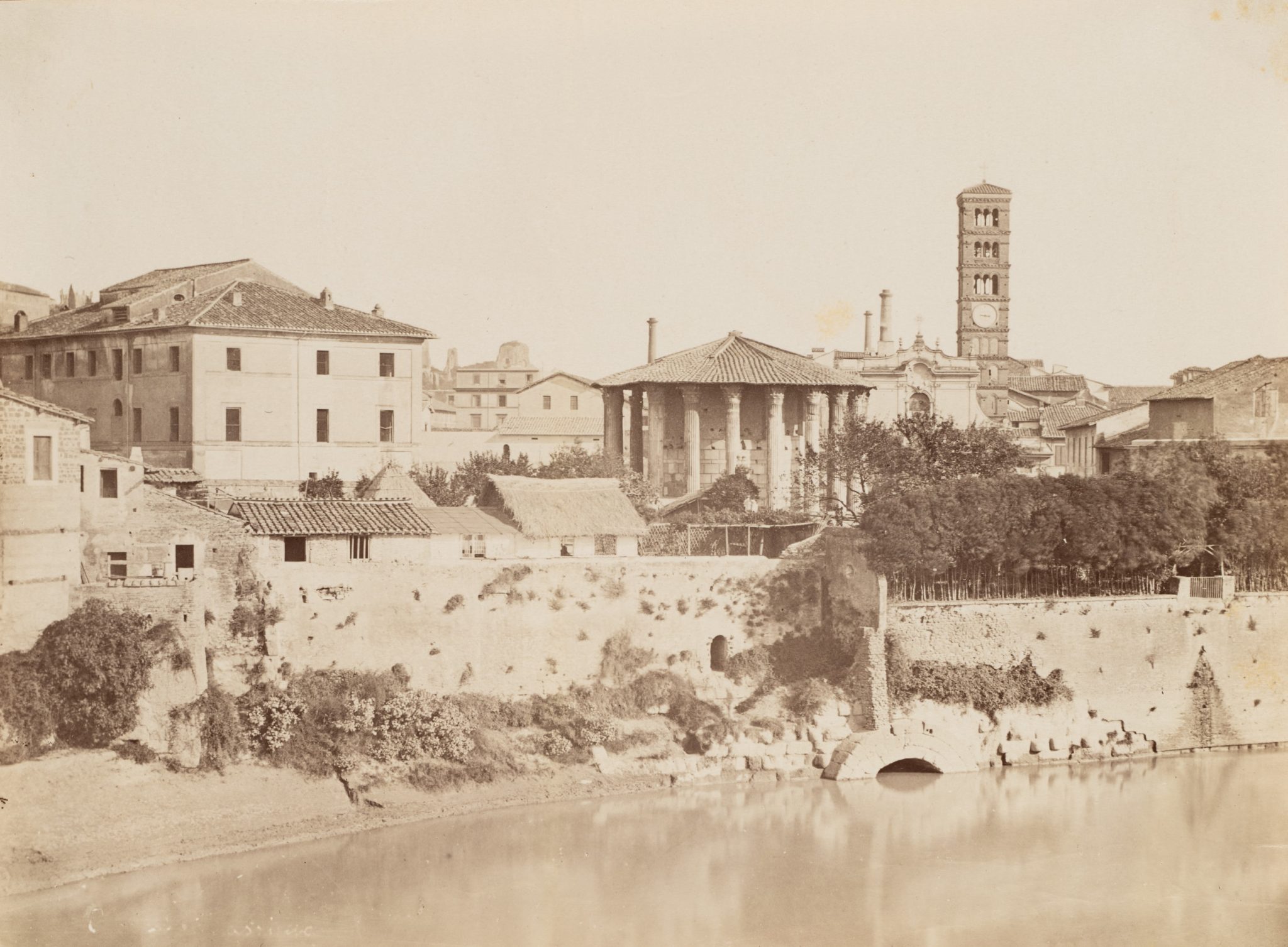 Mündung der Cloaca Maxima in den Tiber
