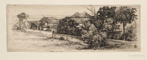 Ummauerter Gutshof mit Garten, Landleben