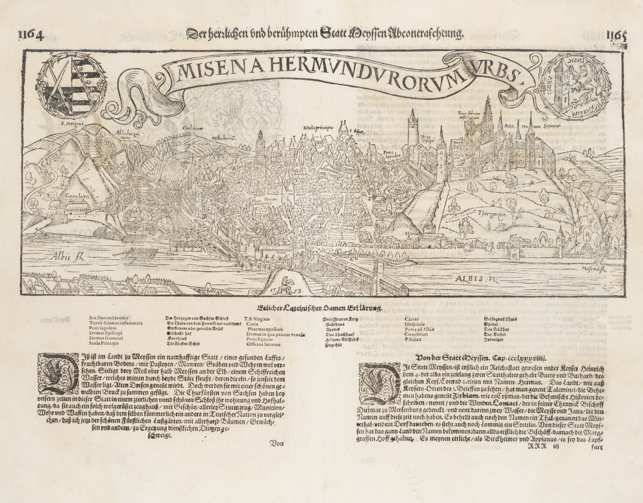 Ansicht von Meißen