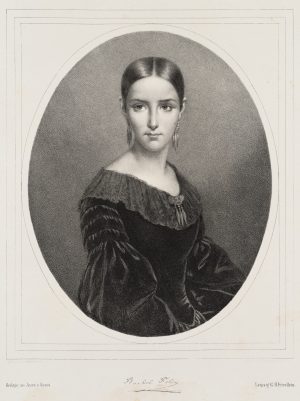 Porträt Mademoiselle Rachel (1821-1858)