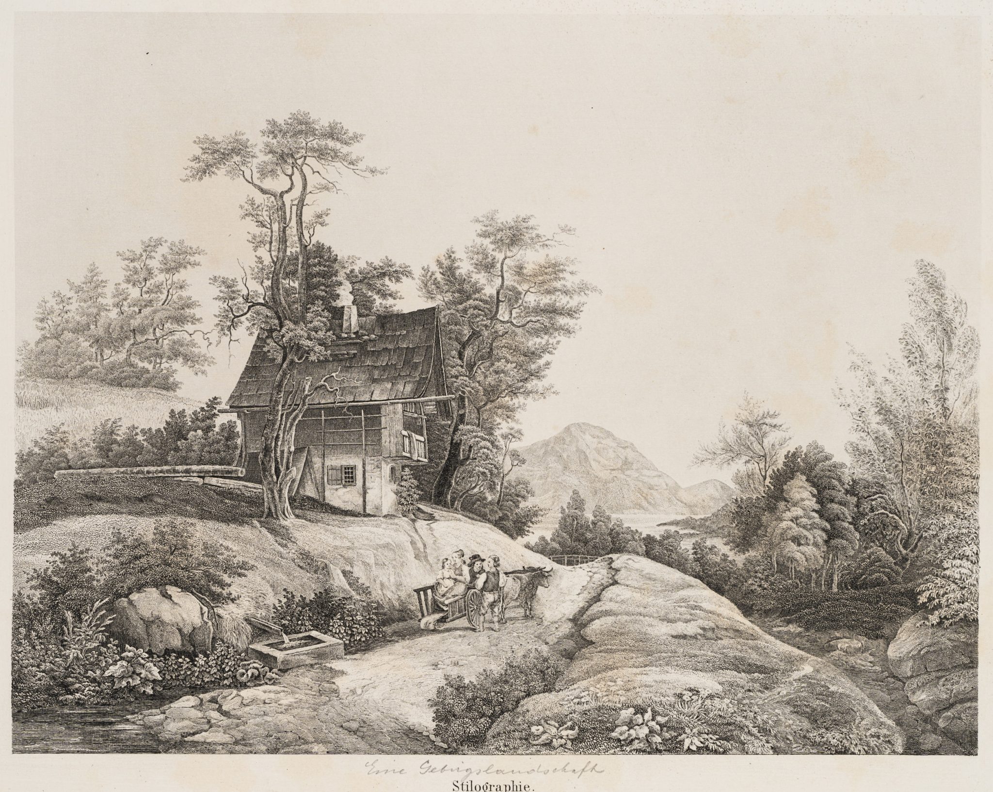Eine Gebirgslandschaft