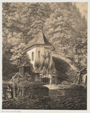 Kapelle auf dem Friedhof Hallstatt