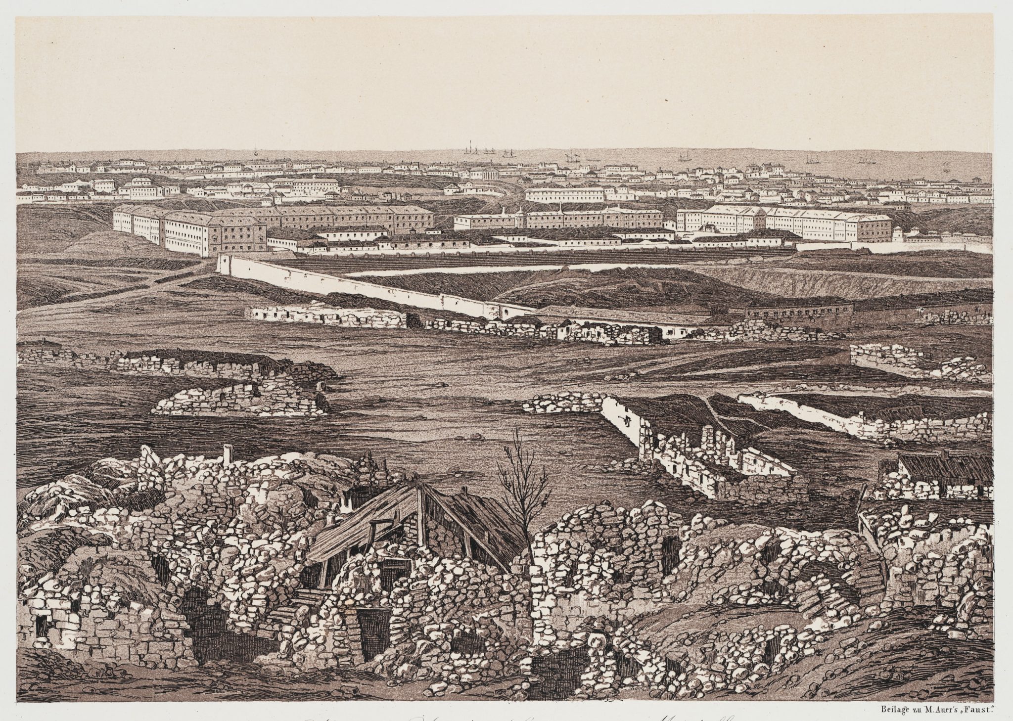 Ansicht von Sewastopol vom Fort Malakow