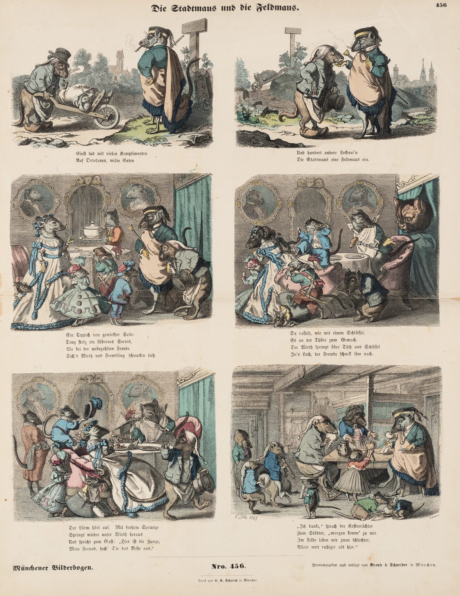 Die Stadtmaus und die Feldmaus