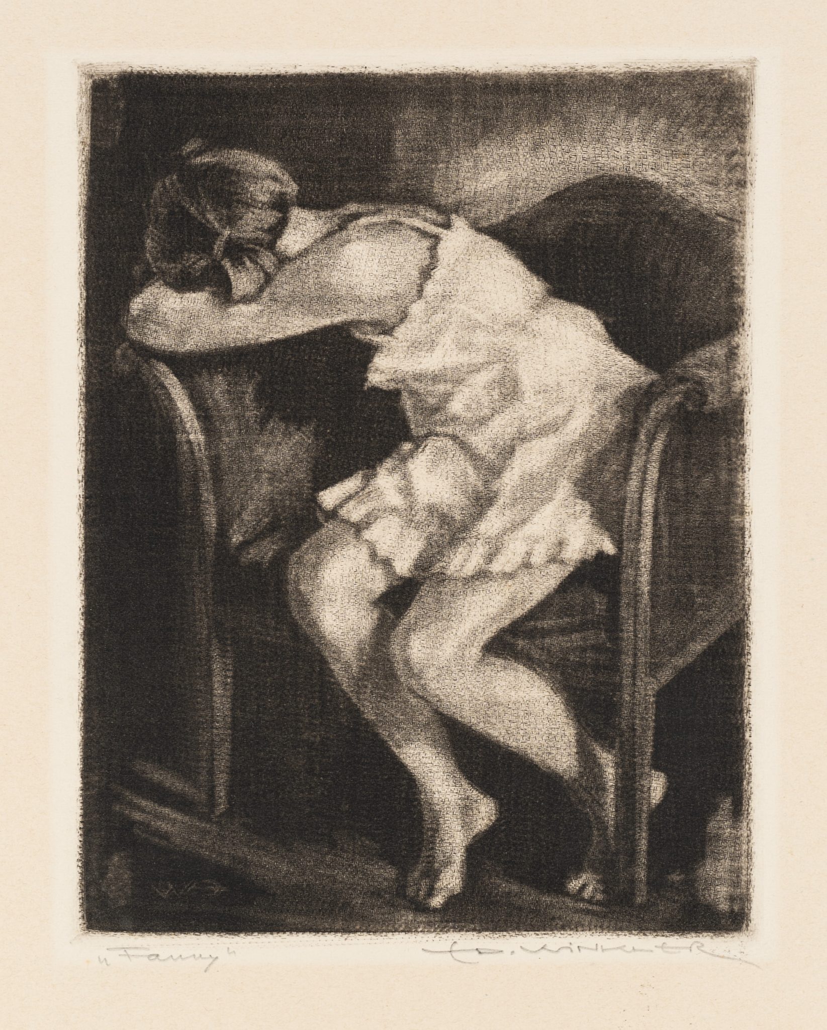 Schlafende "Fanny"