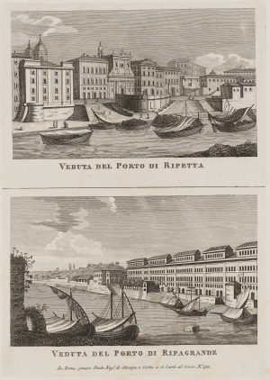 Porto di Ripetta. Porto di Ripa Grande.