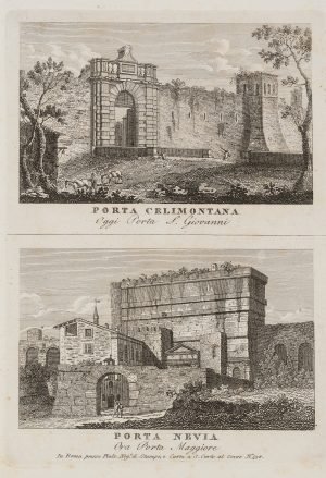 PORTA CELIMONTANA. PORTA NEVIA.