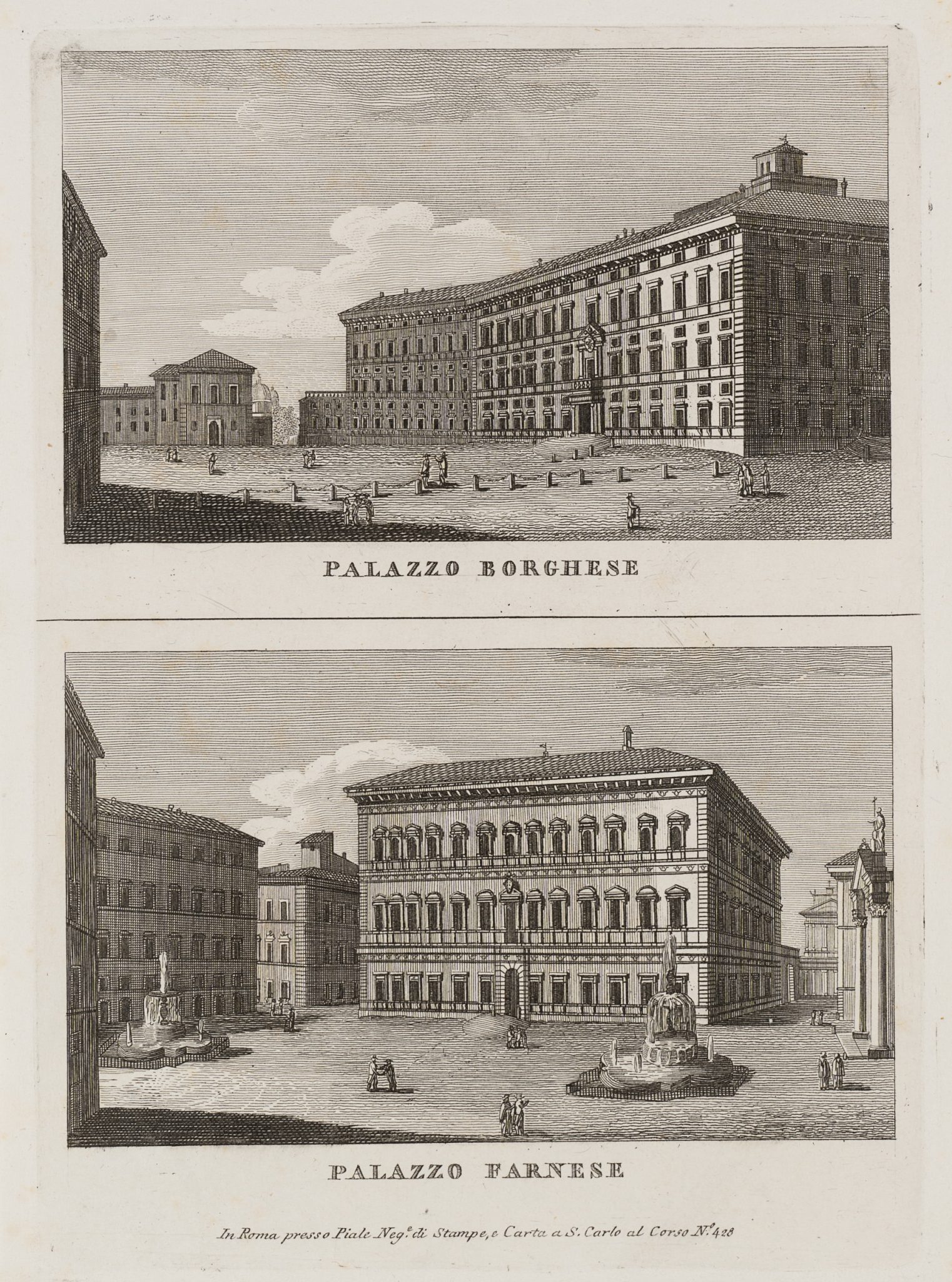 PALAZZI BORGHESE und FARNESE