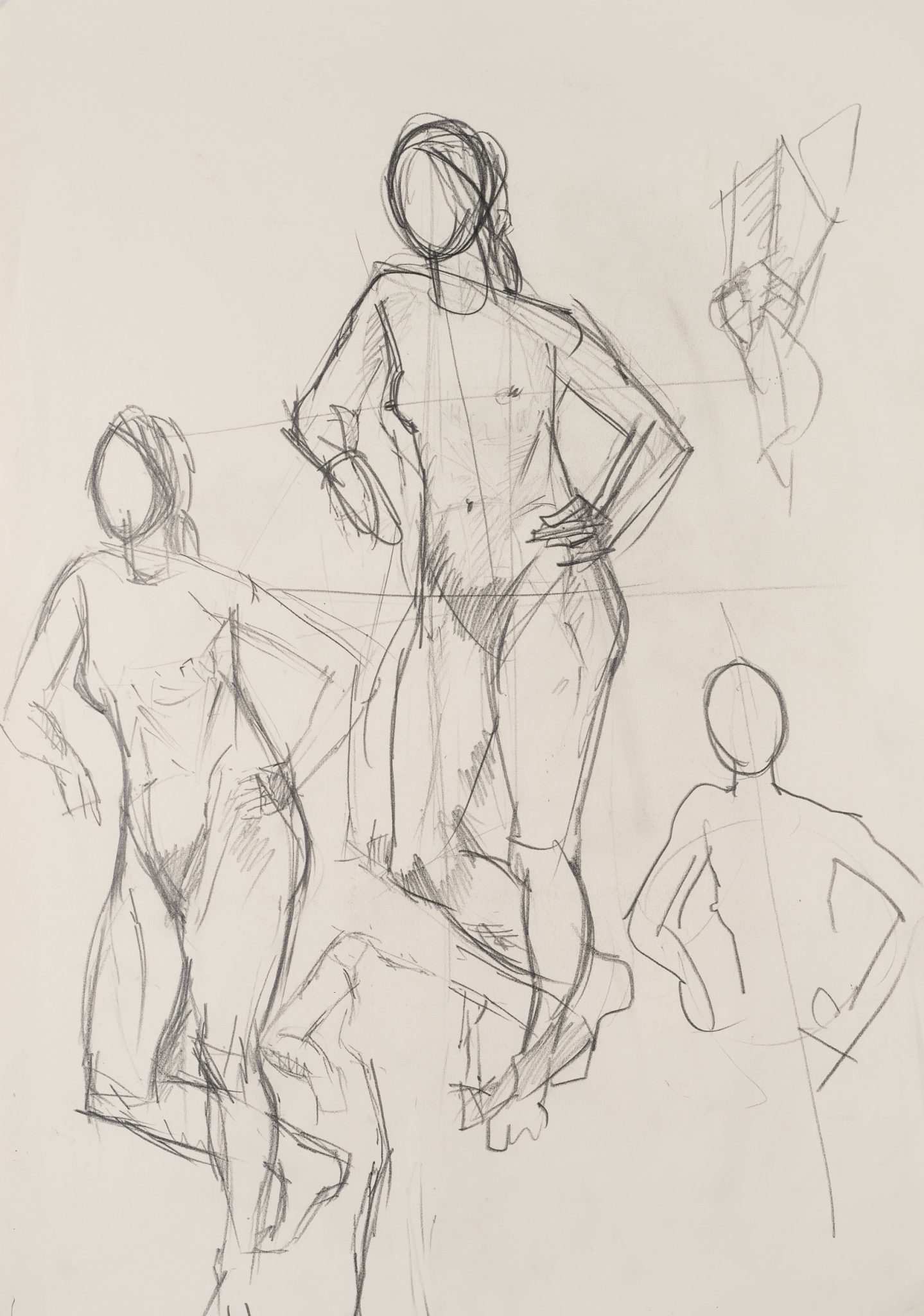 Figurenskizzen. Weibliche Akt-Variationen