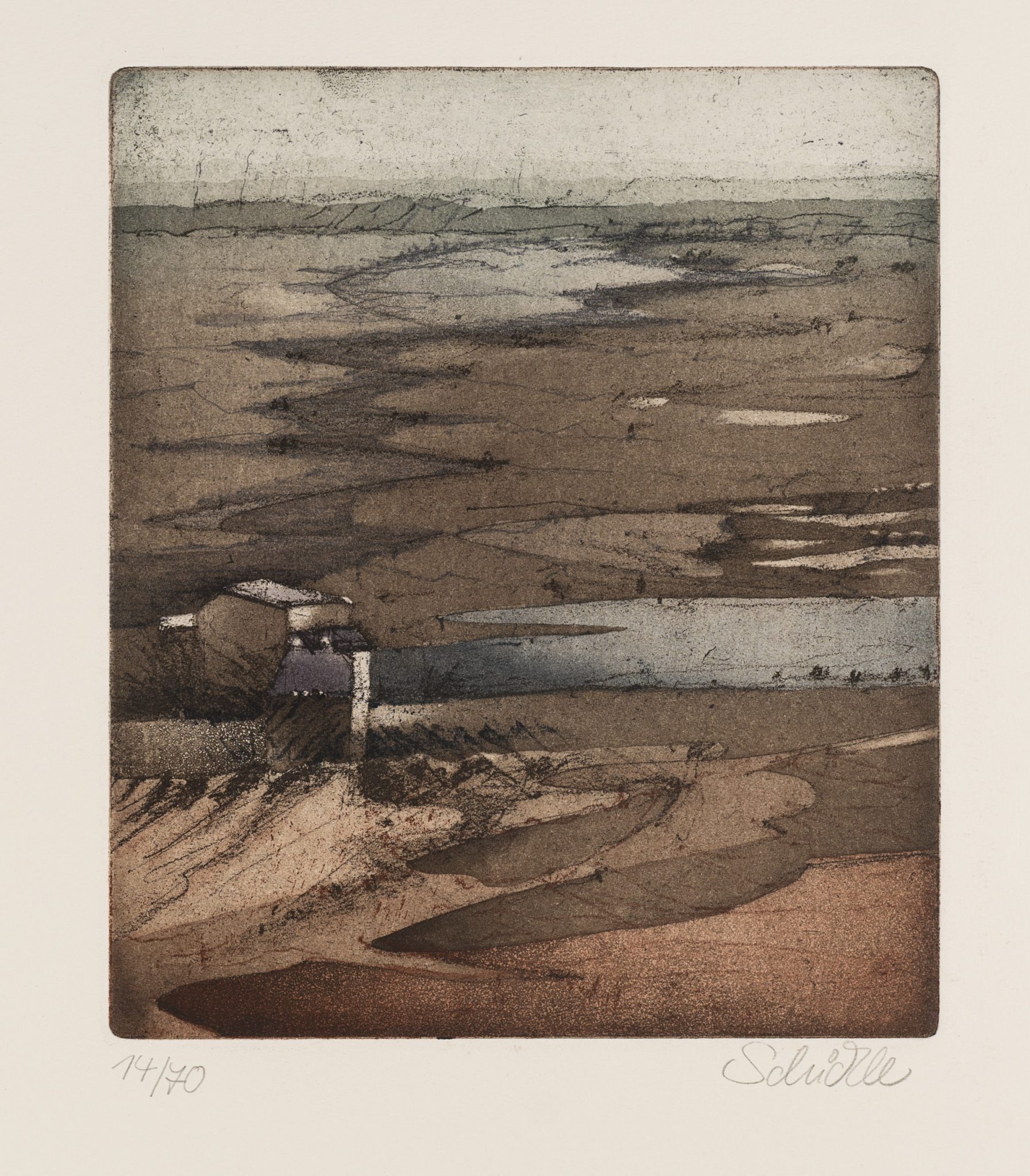 Strandlandschaft bei Ebbe