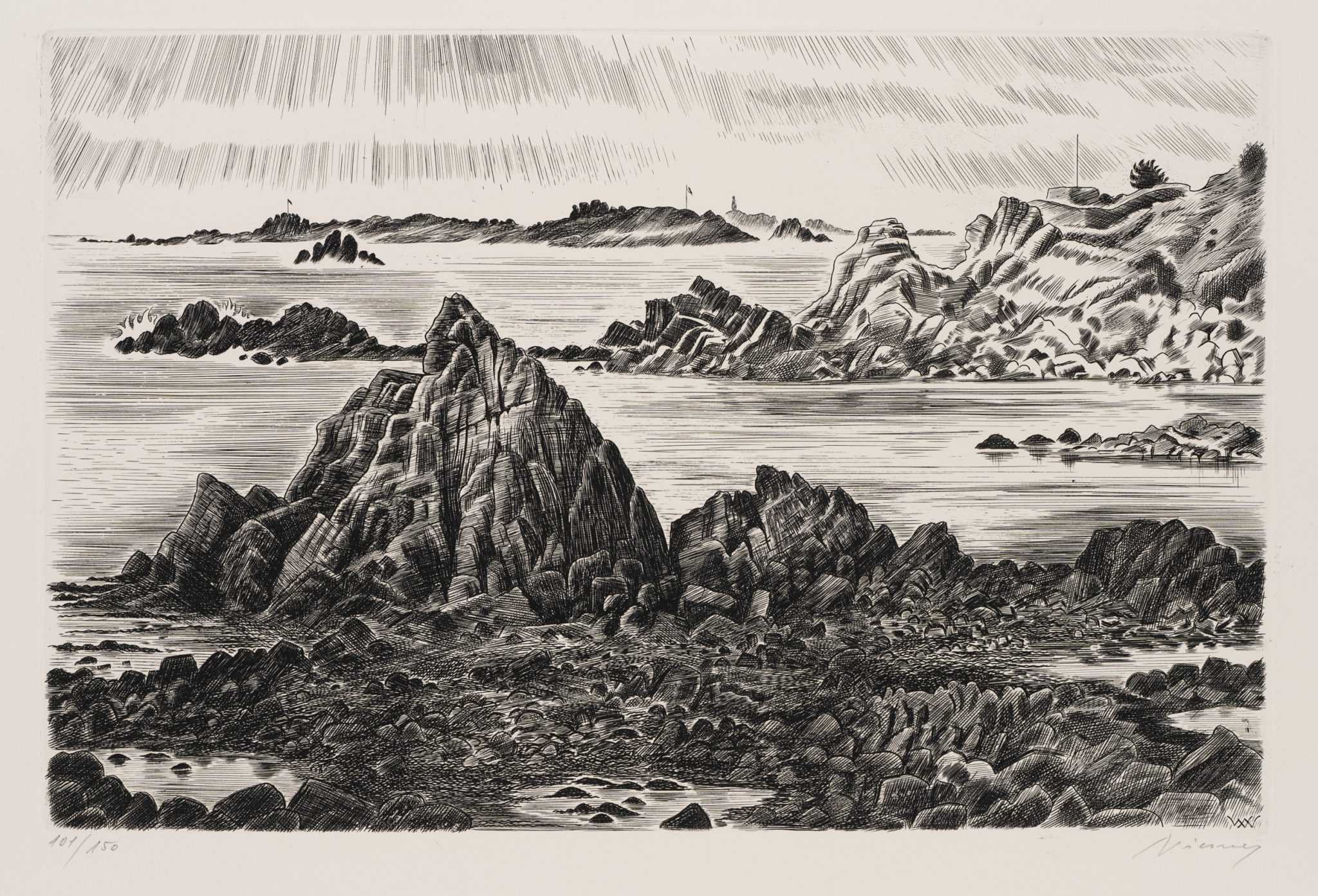 Scilly-Inseln. Felsige Küstenlandschaft