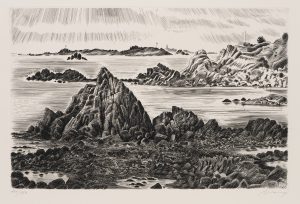 Scilly-Inseln. Felsige Küstenlandschaft