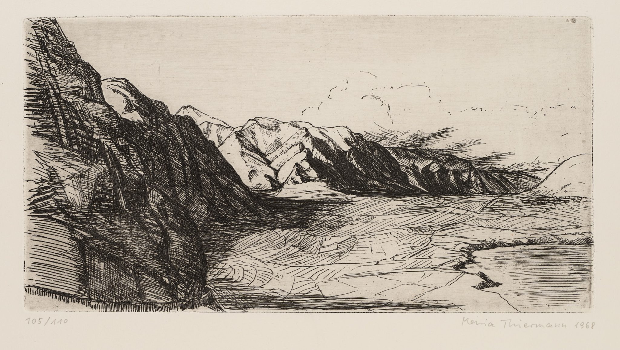 Berglandschaft mit See