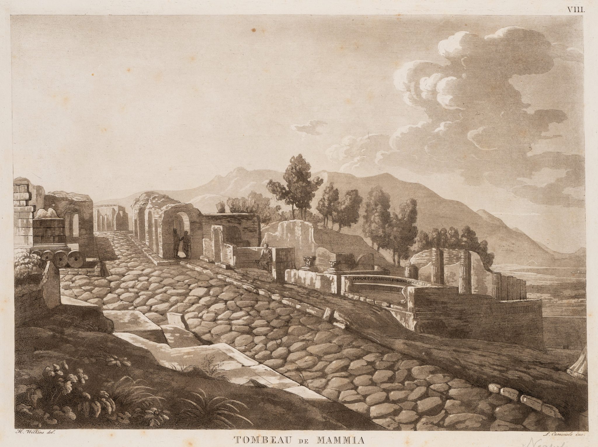Via dei Sepolcri in Pompeji