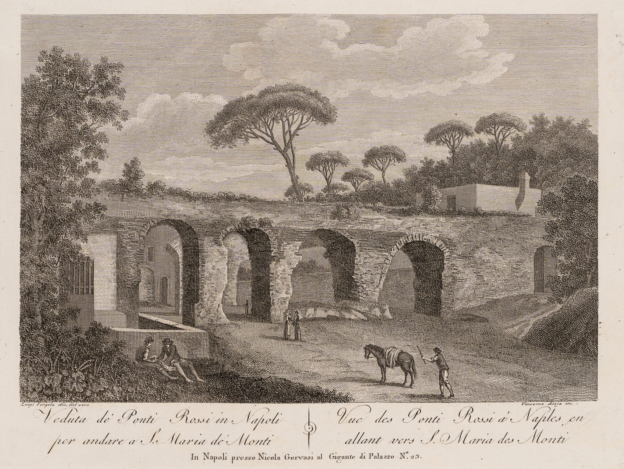 Viadukt in Ponti Rossi, Neapel