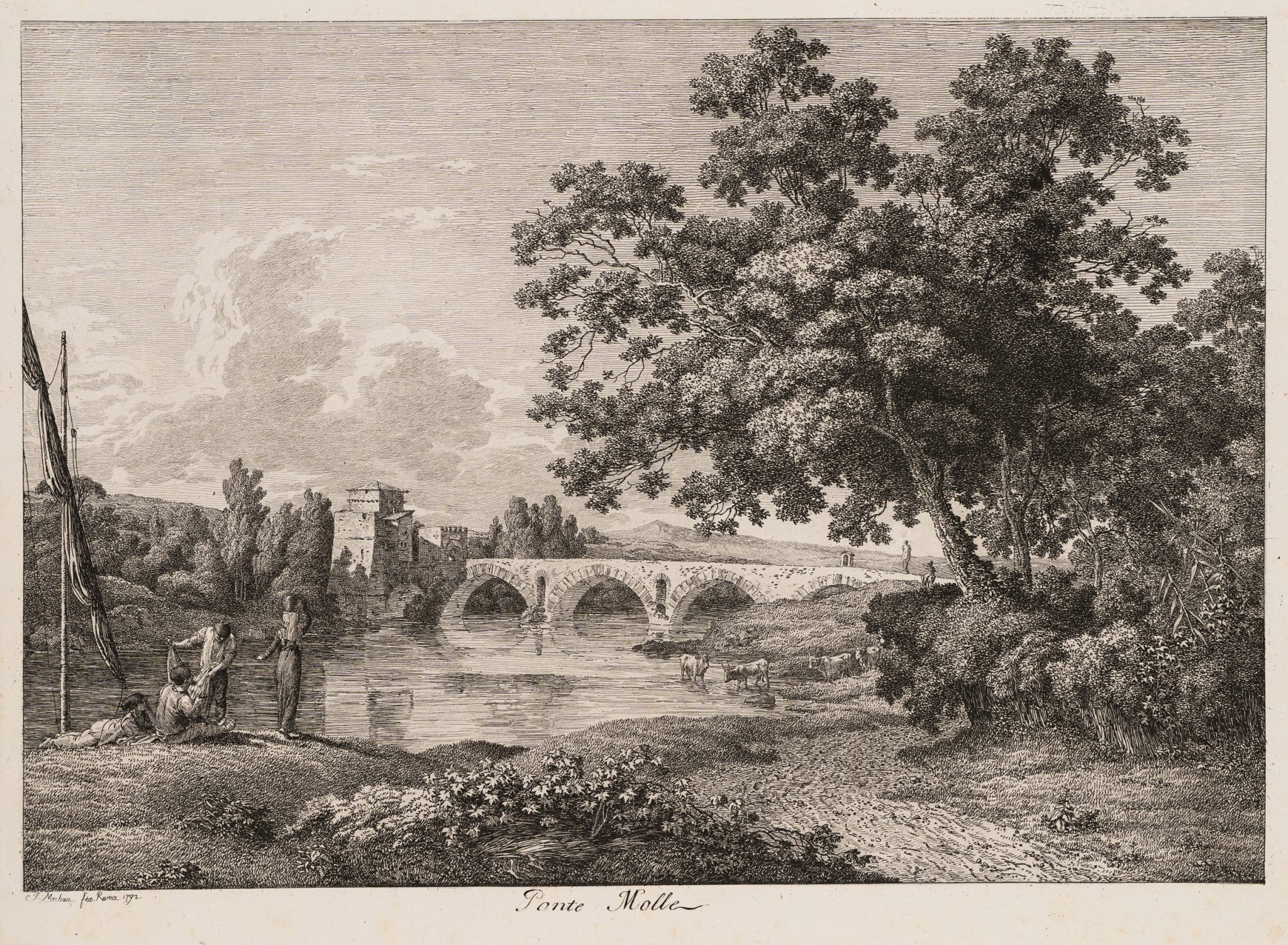 Ponte Molle bei Rom