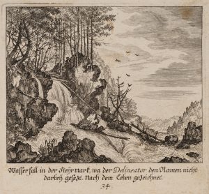 Wasserfall in der Steiermark. Alpen