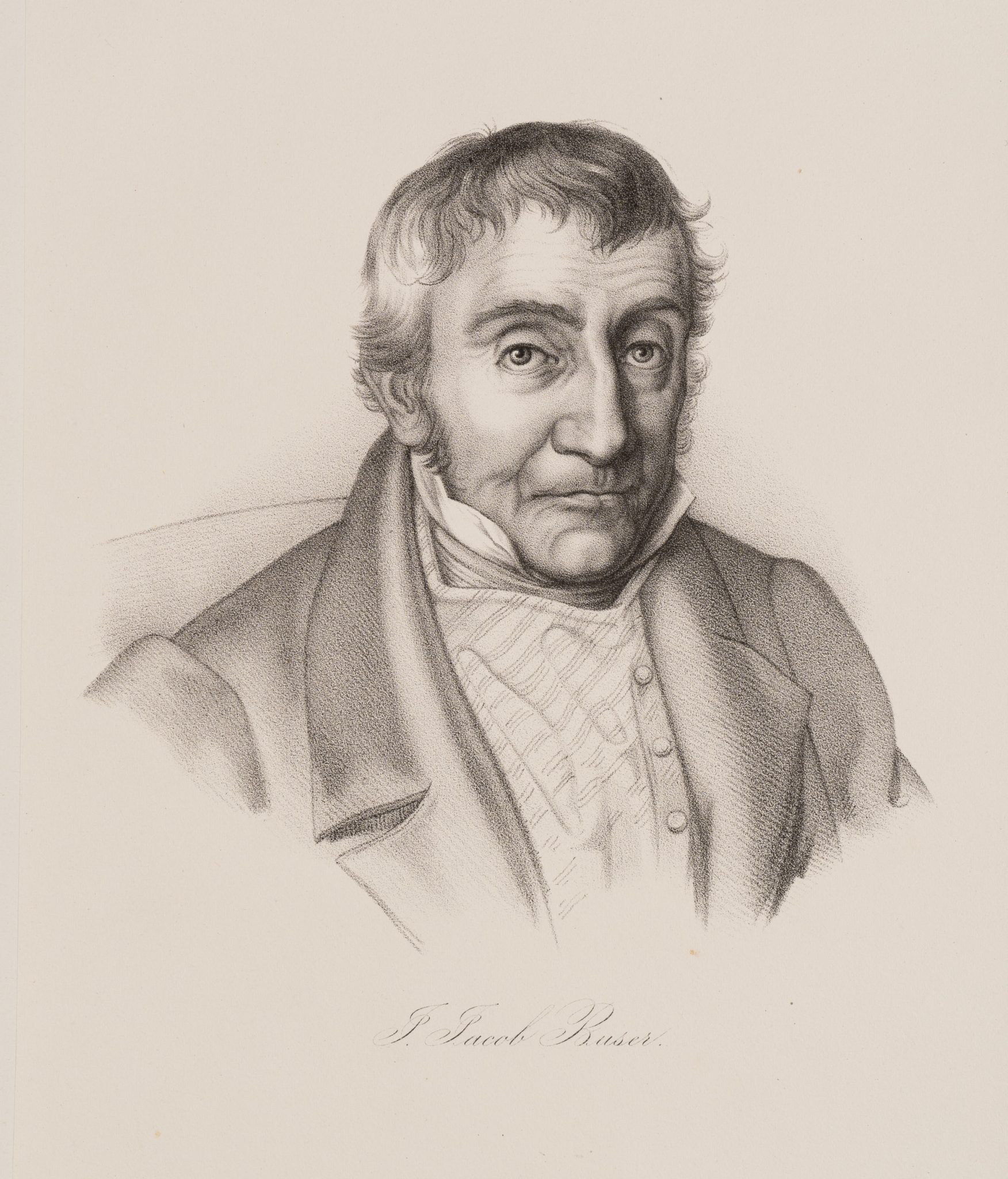 Portrait des Johann Jakob Buser