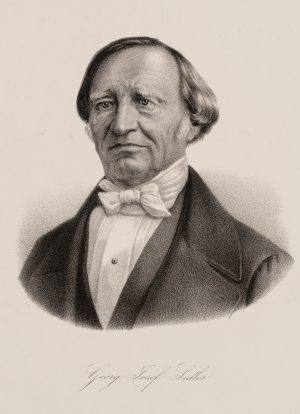 Portrait des Politikers Georg Joseph Sidler