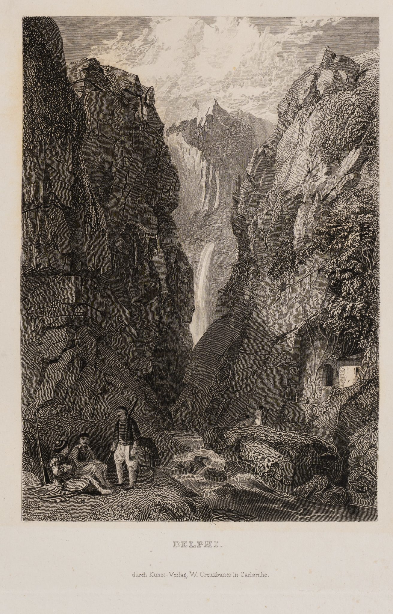 Delphi mit majestätischer Gebirgslandschaft