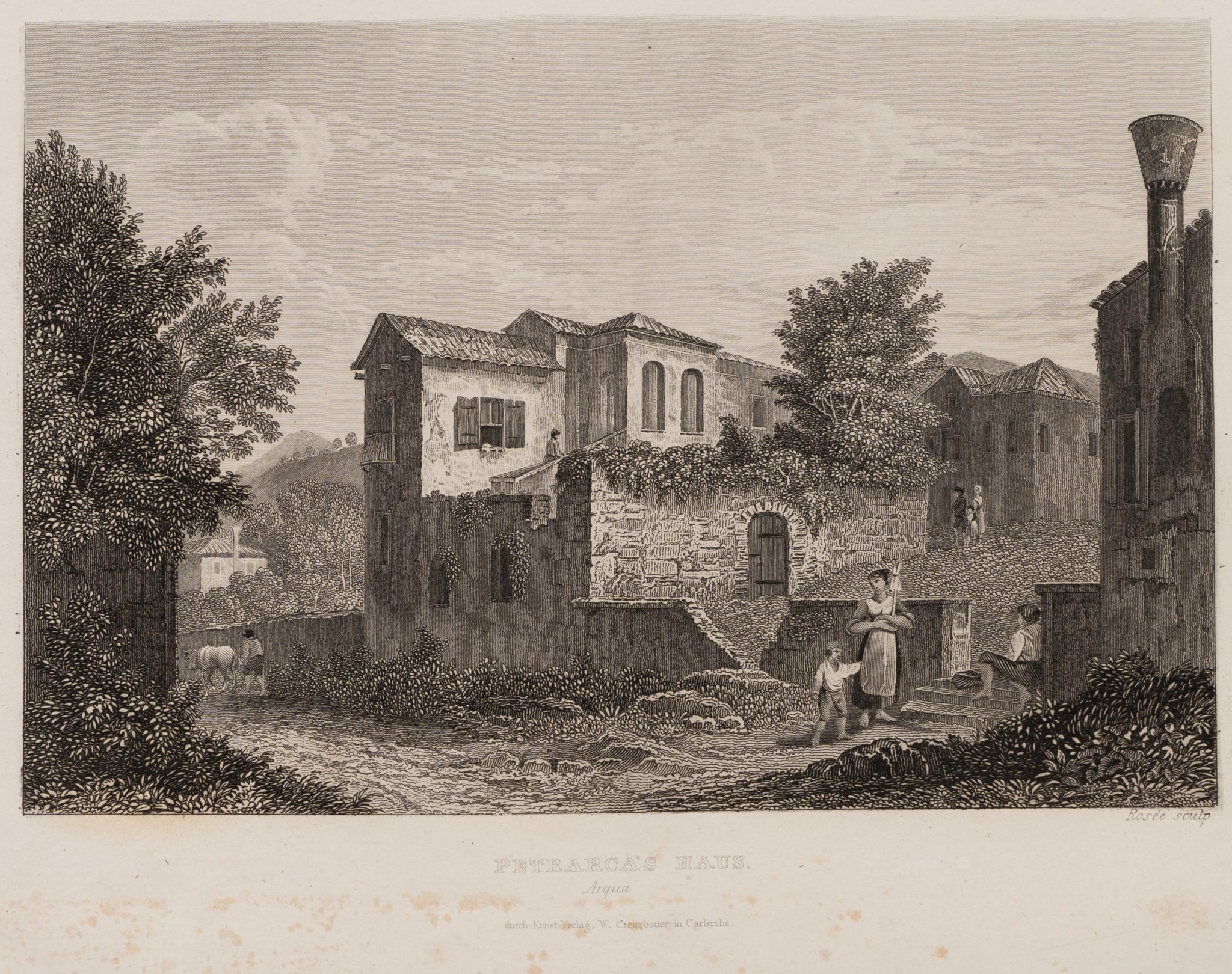 Ansicht von Petrarcas Haus, Arqua Petrarca
