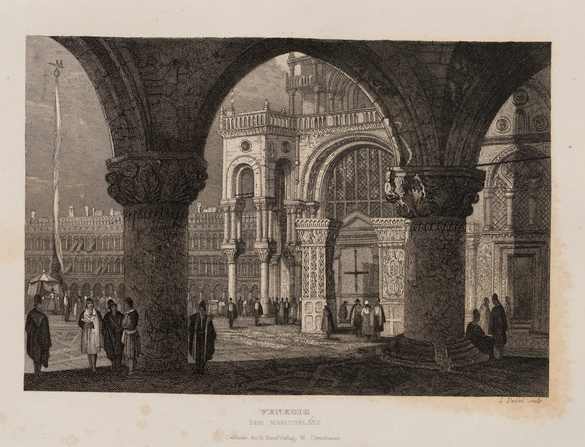 Venedig. Der prächtige Markusplatz