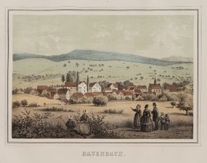 Bauerbach mit Figurenstaffage