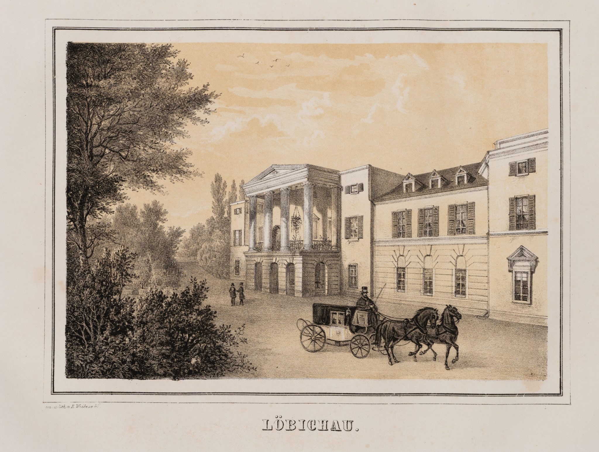 Blick auf Schloss Löbichau