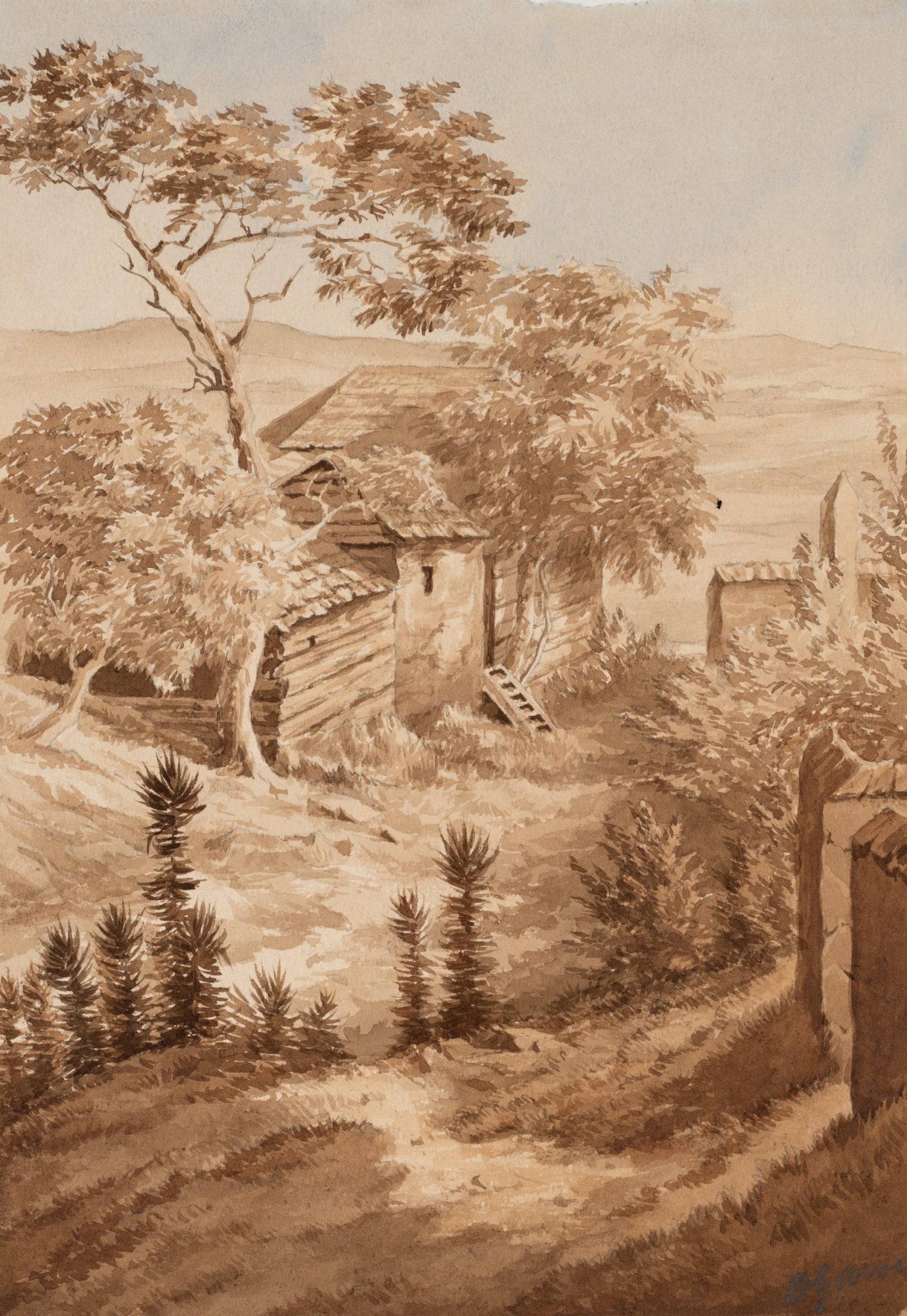 Landhütte in Abgeschiedenheit