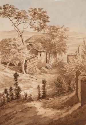 Landhütte in Abgeschiedenheit