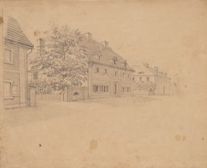 Ortsansicht mit Häusern