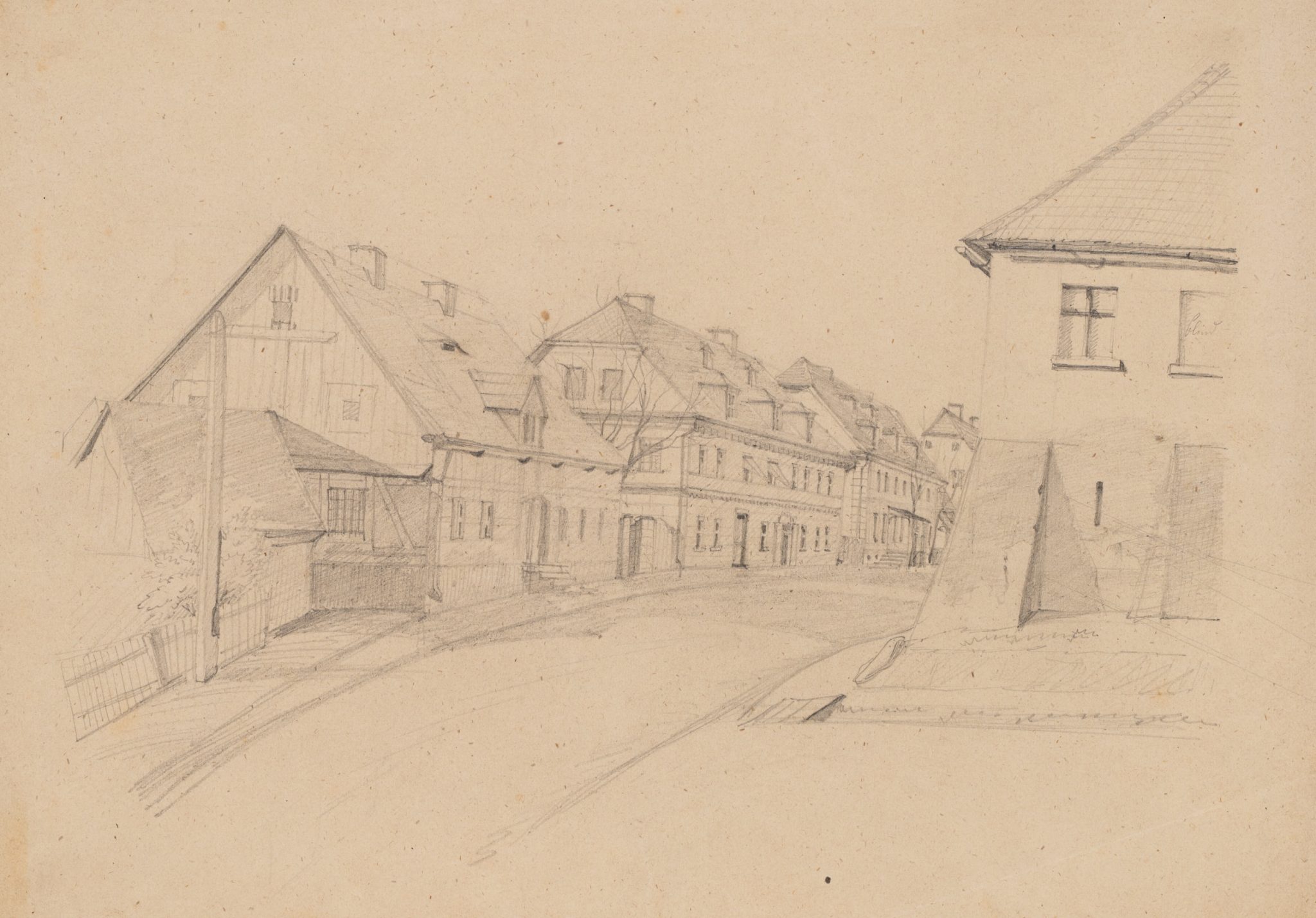 Straße einer Kleinstadt