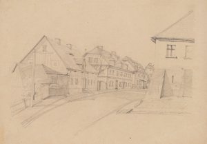 Straße einer Kleinstadt