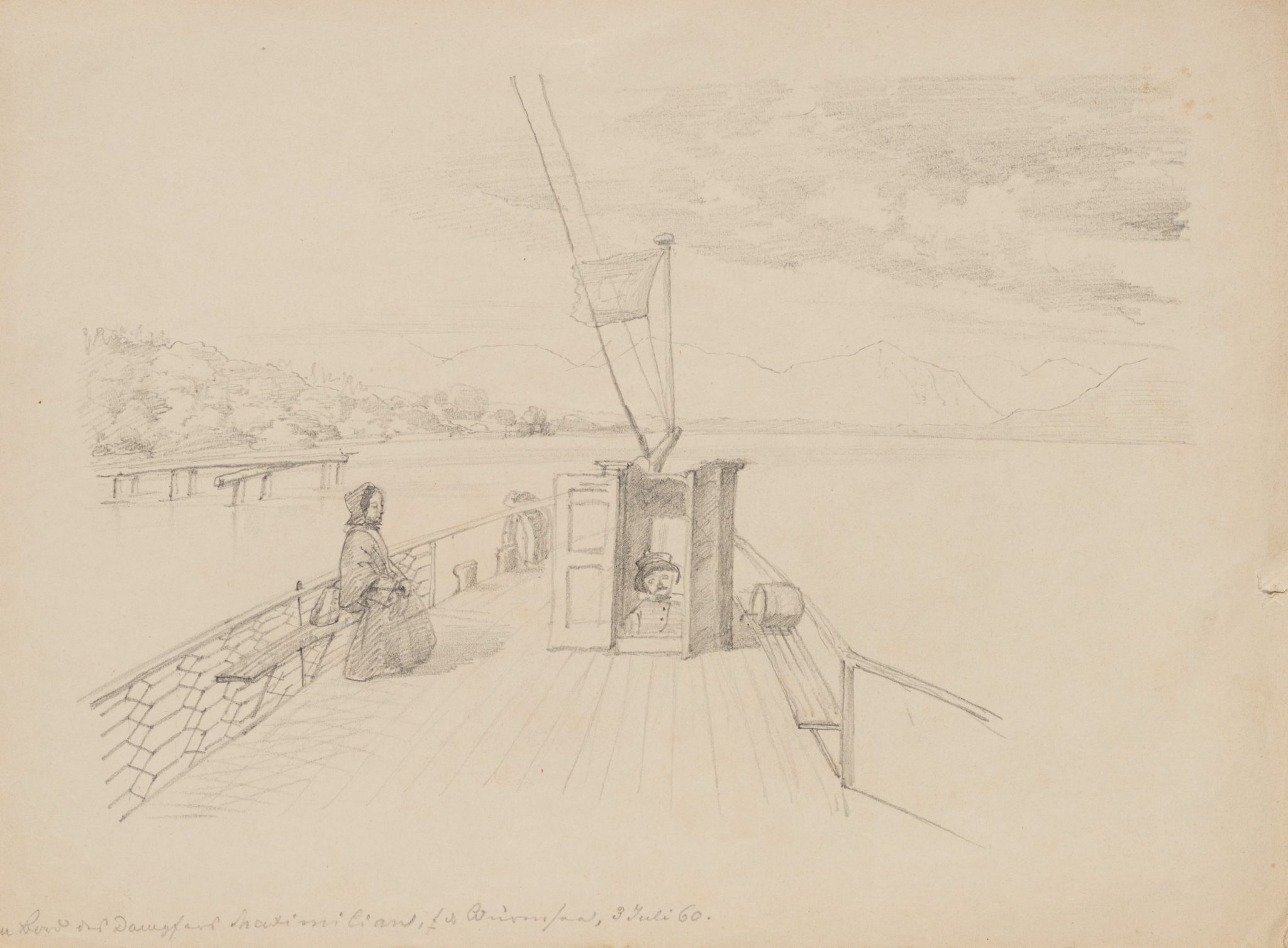Auf dem Dampfer am Starnberger See