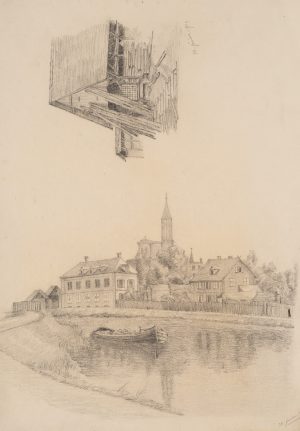 Am Ufer der Ill in Straßburg